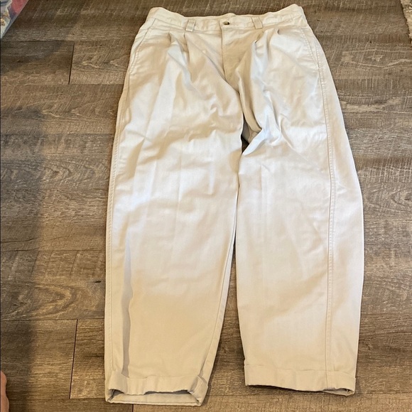 GAP Cream Trousers Cotton Blend Smart Casual VINTAGE - Picture 3 of 6